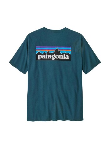 patagonia t-shirt manm's p-6 logo responsibili-tee - 38504 glcb 2