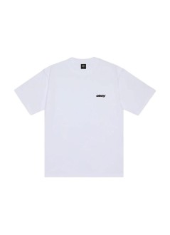 obey t-shirt manobey shields - 168024464 wht
