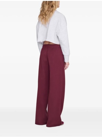 anine bing pant  womankacey jogger - a0312906bgn27 burgundy 2