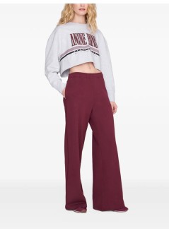 anine bing pant  womankacey jogger - a0312906bgn27 burgundy
