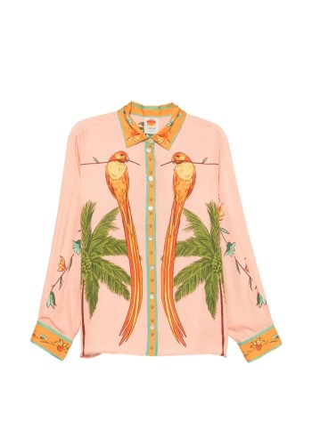 farm rio shirt womanbirds shirt - 356447 25254