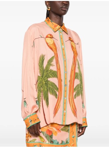 farm rio shirt womanbirds shirt - 356447 25254 2