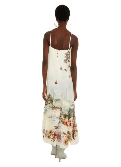 farm rio dress womantoile de rio off-white maxi sleveless dress - 360480 26091