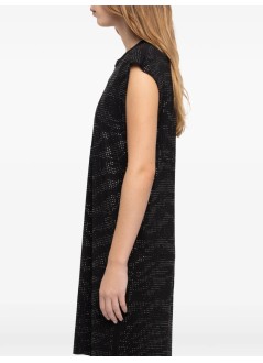 zadig & voltaire dress womanroe hc strass zebre - jwdr01150 011