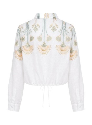 greek archaic kori shirt womanshirt papyrus gatherings l/s - s26k2075044 1701 2
