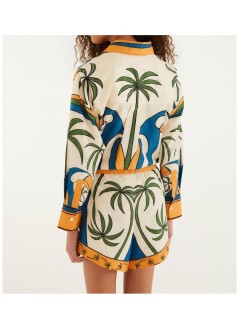 farm rio short pant womantropical graphic shorts - 356472 26009