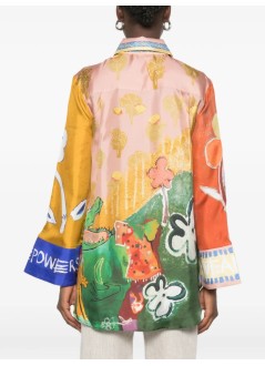 alémais shirt womanmlak silk shirt - 7666t multi