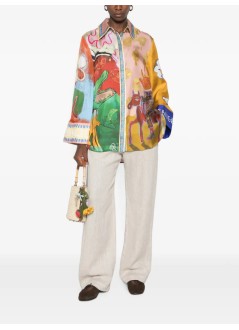 alémais shirt womanmlak silk shirt - 7666t multi