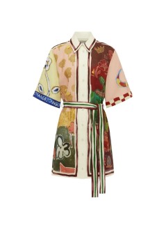 alémais dress womantangible love mini dress - 7678d multi