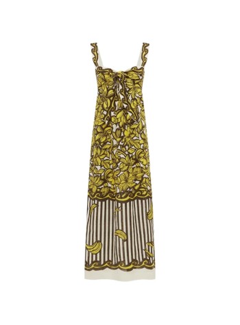 alémais dress womanmona midi dress - 7247d yellow