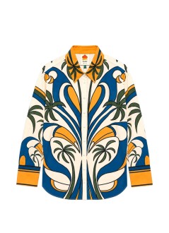 farm rio shirt womantropical graphic shirt - 356471 26009