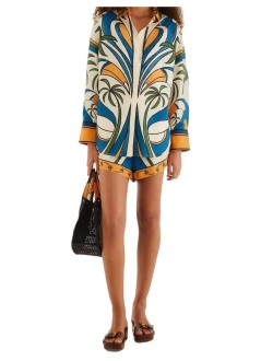 farm rio shirt womantropical graphic shirt - 356471 26009