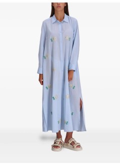benaras by citrus dress womanfish long shirt - be24833 light blue