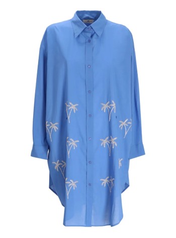 benaras by citrus dress womansilver palm beach shirt - be24784 serena blue