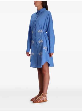 benaras by citrus dress womansilver palm beach shirt - be24784 serena blue 2