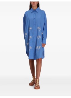 benaras by citrus dress womansilver palm beach shirt - be24784 serena blue