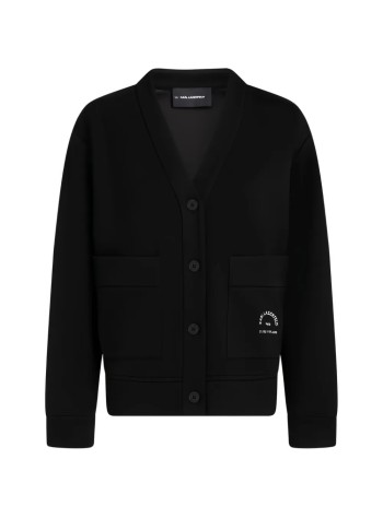 karl lagerfeld knitwear womanrsg sweat cardigan - b4w20011 999