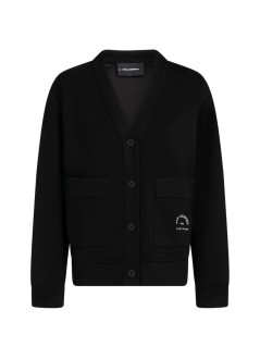 karl lagerfeld knitwear womanrsg sweat cardigan - b4w20011 999
