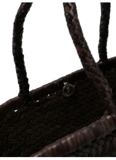 dragon diffusion handbag womanbamboo triple jump big - 8810 dark brown