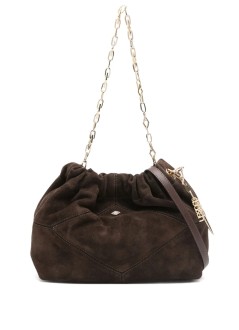 ba&sh handbag womanbag s suede mini june tote - 2h25mjts choco