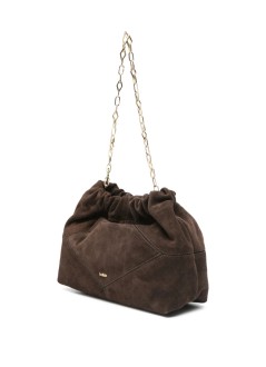 ba&sh handbag womanbag s suede mini june tote - 2h25mjts choco