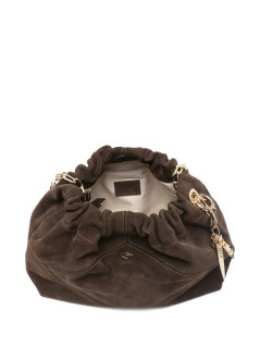 ba&sh handbag womanbag s suede mini june tote - 2h25mjts choco