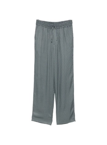 drôle de monsieur pant  manviscose elastic waist pants - mbp191vi049 navy