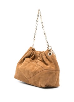 ba&sh handbag womanbag s suede mini june tote - 2h25mjts cognac