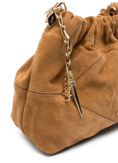 ba&sh handbag womanbag s suede mini june tote - 2h25mjts cognac