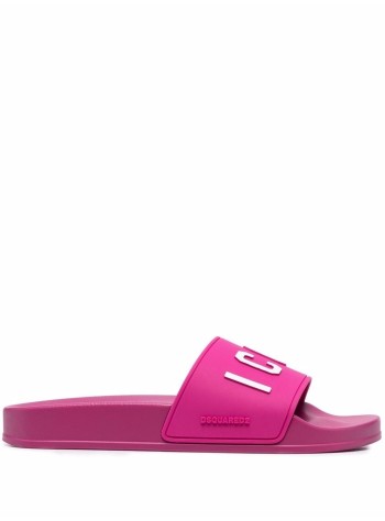 dsquared beach woman icon slides - rubber ffw001717203516 9217