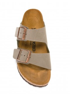 birkenstock flat shoe woman arizona bfbc 151213 stone