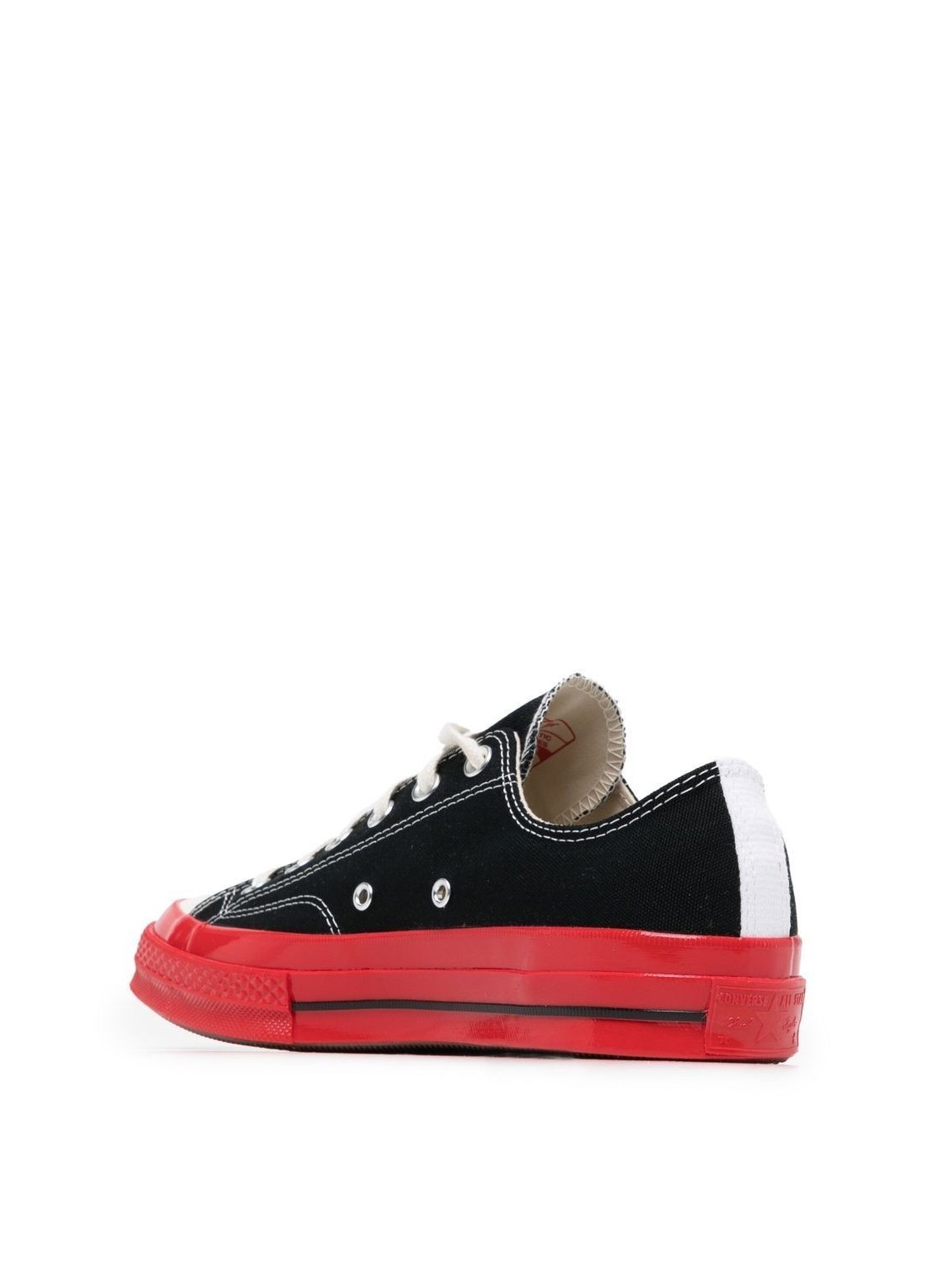 comme converse red sole low top - p1k123 black Talla 42