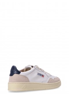 autry sneaker man autry 01 low man leat/suede wht/blue aulmls28 ls28