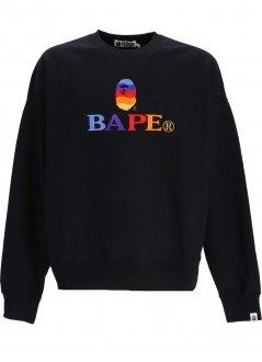bape sudadera hombre bape embroidery loose fit 0zxswm11307xhbkx hbkx