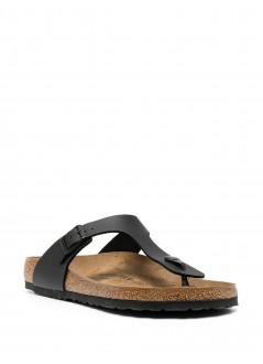 birkenstock flat shoe woman gizeh 43691 black