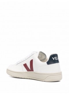 veja sneaker woman v-12 xd0201955 extra  white marsala nautico