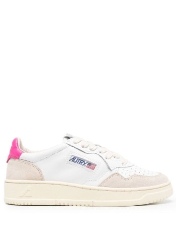 AUTRY 01 LOW WOM SUEDE WHT