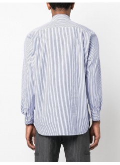 comme des garcons shirt man mens shirt woven p1b024 blue white stripes