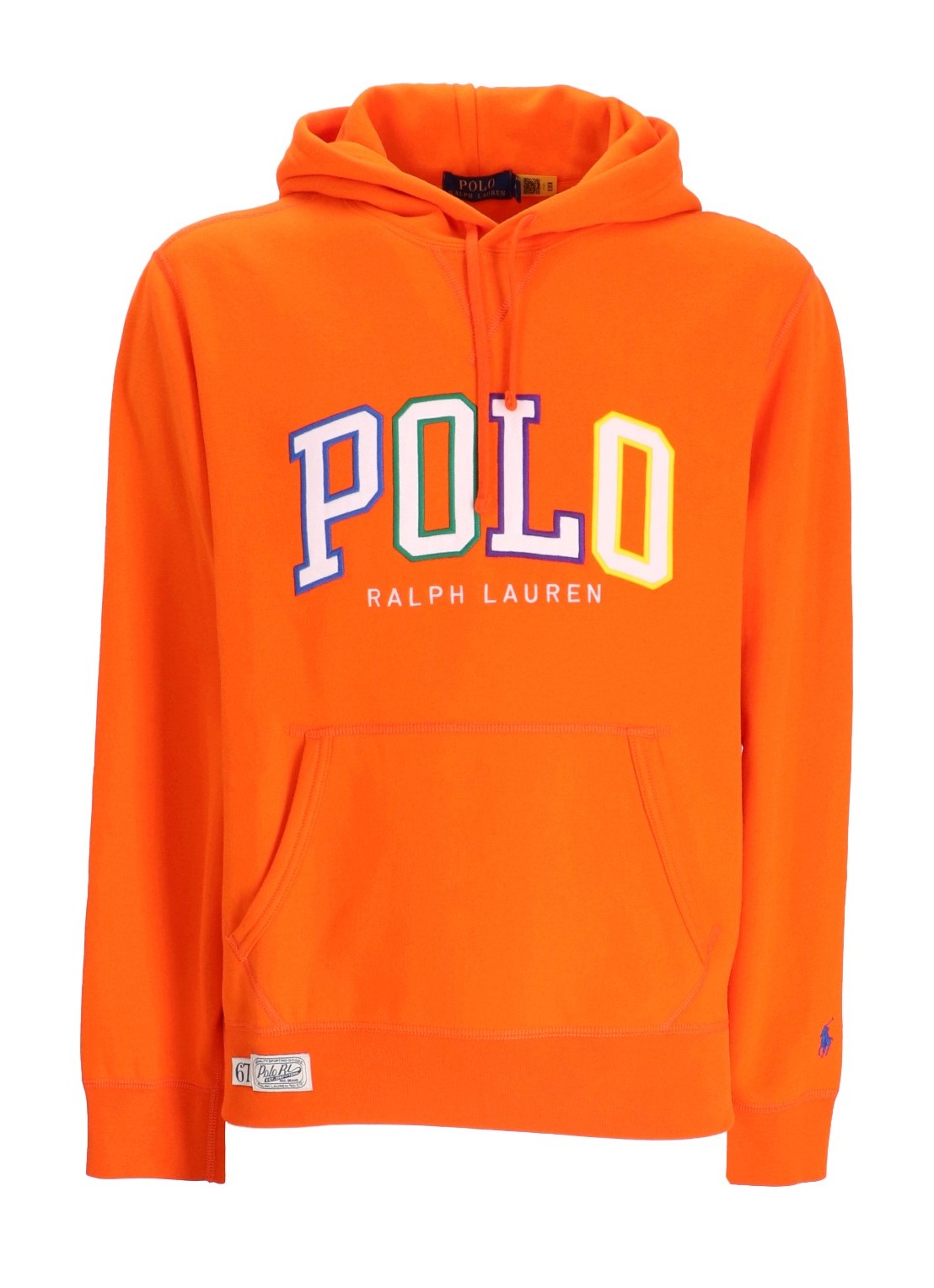 Sudadera polo ralph lauren sweater man lspohoodm5-long sleeve-sweatshirt 710890190002 sailing orange