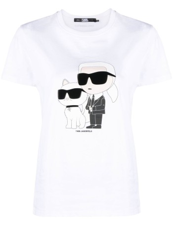 karl lagerfeld top woman ikonik 2.0 t-shirt 230w1704 100