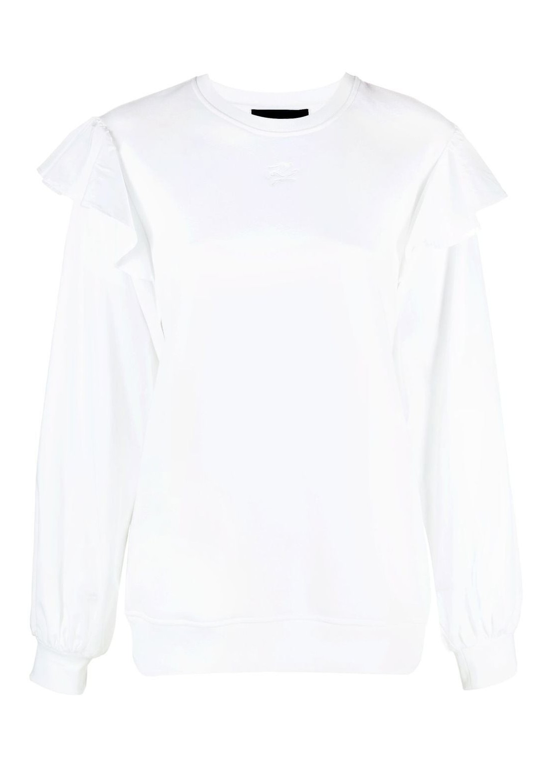 Camiseria karl lagerfeld shirt woman fabric mix sweatshirt 230w1813 100 talla L
 