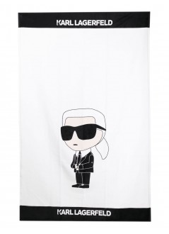 karl lagerfeld playa unisex k/ikonik 2.0 beach towel 230w3958 998