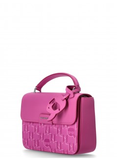 karl lagerfeld crossbody mujer k/ikonik 2.0 mono cc flap th 230w3064 a590