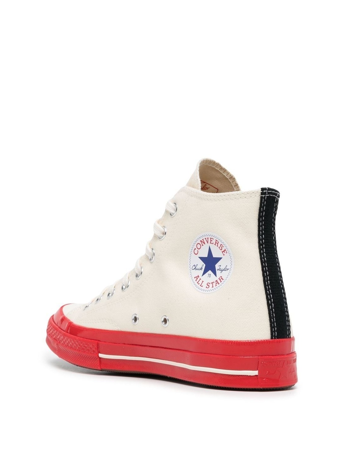 comme des garcons converse red sole high - p1k124 white Talla 35