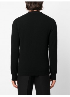 comme des garcons knitwear man mens cardigan p1n084 black
