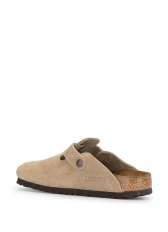 birkenstock zueco mujer boston sfb vl taupe 560773 taupe