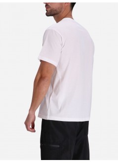 versace t-shirt man 74up601 r contr logo baroque t-shirt 74gah617 g03