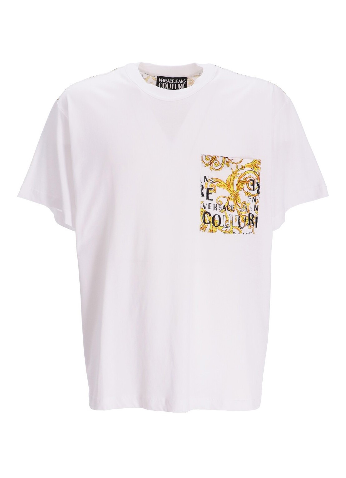 Camiseta versace t-shirt man 74up601 r pkt con logo baroque t-shirt 74gah6r0 g03 talla blanco
 