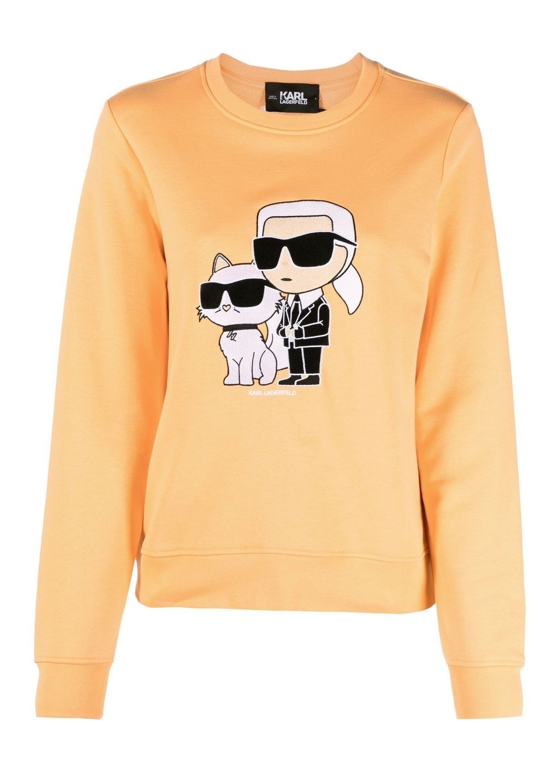 Sudadera karl lagerfeld sweater woman ikonik 2.0 sweatshirt 230w1803 138 talla naranja
 