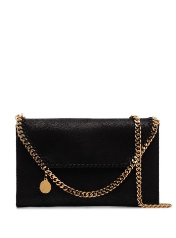 stella mccartney crossbody woman mini crossbody eco shaggy deer w/gold chain 581238w9355 1000